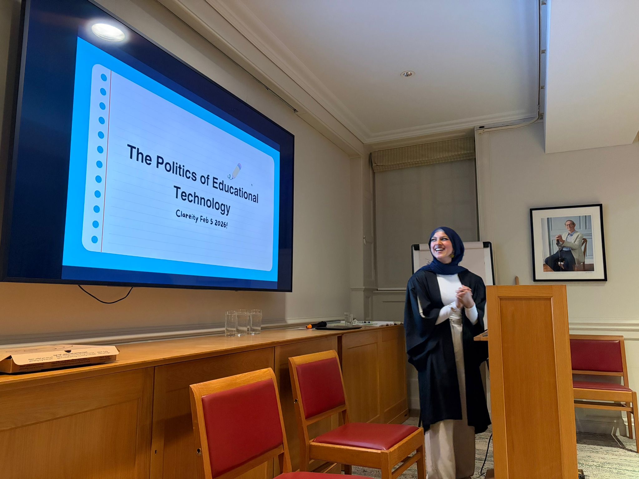 Clareity talk at Clare College